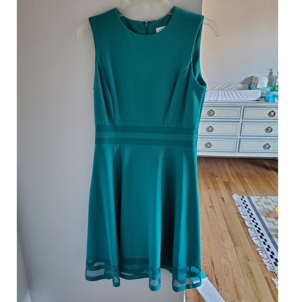 Calvin Klein fit and flare dress